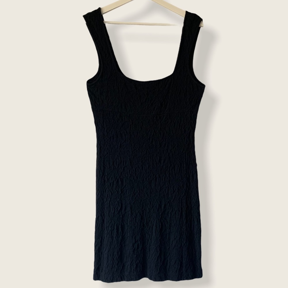 Free People - Textured Knit Bodycon Mini Dress - L - Picture 2 of 7